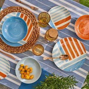 Serviciu de masa 18 piese Madison Portofino, Tognana Porcellane, portelan, multicolor imagine