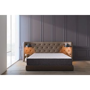 Saltea ortopedica STAR, 200x200x25 cm, 4 cm spuma Memory, 7 zone de confort, hipoalergenica, reversibila, medie/ferma imagine