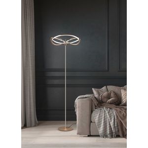 Lampadar Charivari, TRIO, 52x175 cm, 31W, 1x SMD LED, metal, bronz mat imagine