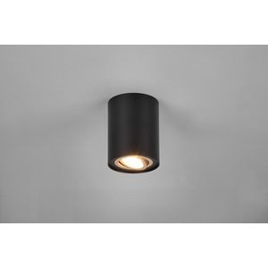 Plafoniera Cookie, TRIO, 9.6x12.5 cm, 35W, 1x GU10, metal, negru/auriu imagine