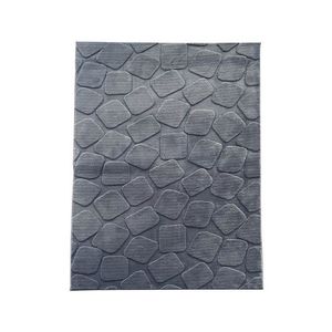 Covor 3D cu model in relief, Stone, Heinner, 120x160 cm, poliester, gri imagine