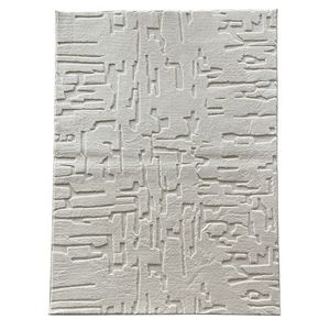 Covor 3D cu model in relief, Vista, Heinner, 120x160 cm, poliester, crem imagine