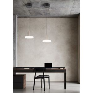 Lustra Celeste, TRIO, 22x200 cm, 10W, 1x SMD LED, metal, negru/alb imagine