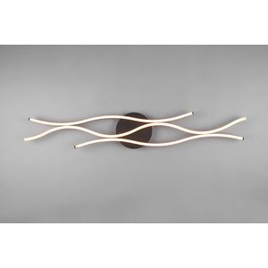 Plafoniera Blaze, TRIO, 107.5x18x7 cm, 35W, 1x SMD LED, metal, bronz/negru imagine