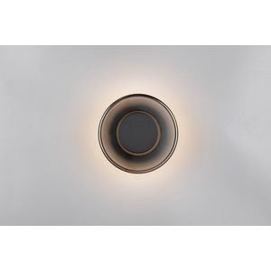 Aplica de perete Celeste, TRIO, 22x11.5 cm, 10W, 1x SMD LED, metal, negru/gri imagine