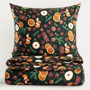 Lenjerie de pat pentru o persoana Arancia, Homla, 2 piese, 140x200 cm, microfibra din poliester, multicolor imagine