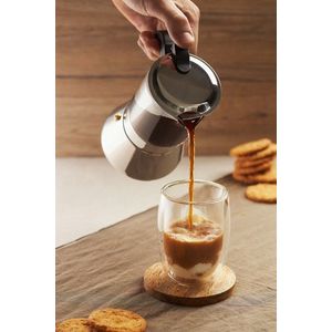 Cafetiera filtru Evie, Ambition, 240 ml, otel/sticla, argintiu/transparent imagine