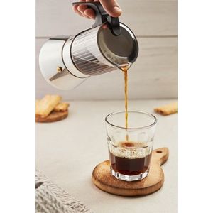 Cafetiera filtru Curly, Ambition, 240 ml, otel/sticla, argintiu/transparent imagine