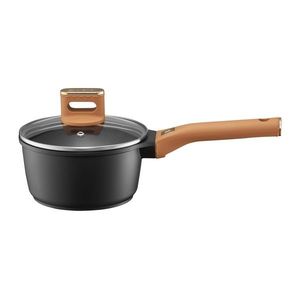 Cratita cu capac Camel, Ambition, 16 cm, 1.4 L, aluminiu, negru/maro imagine