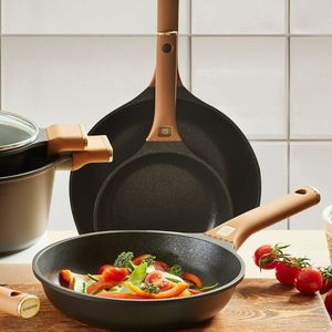 Tigaie Camel, Ambition, 28 cm, aluminiu, negru/maro imagine