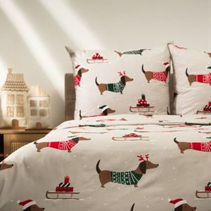 Lenjerie de pat pentru o persoana Genesis, Homla, 2 piese, 140x200 cm, microfibra din poliester, multicolor imagine