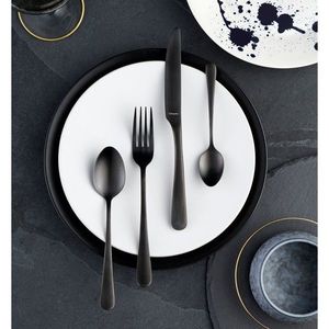 Set tacamuri 24 piese, Amefa, Austin PVD Black, inox, negru imagine