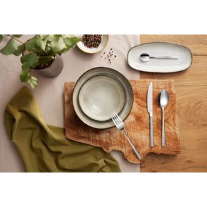 Set tacamuri 24 piese Calligraphy, Amefa, 6 persoane, inox 18/0, argintiu imagine