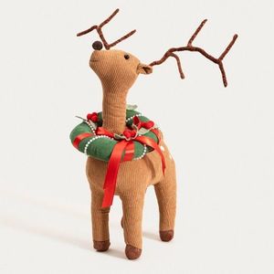 Decoratiune ren Maze, Homla, 69 cm, poliester/metal/otel, multicolor imagine