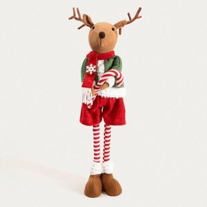 Decoratiune ren cu pantaloni Maze, Homla, 75 cm, poliester/metal/otel, multicolor imagine