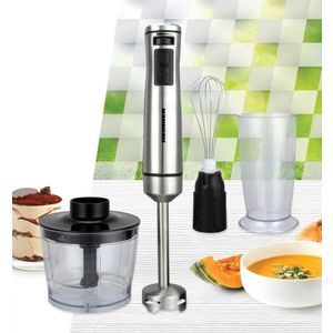 Blender de mana Heinner, 1000W, argintiu imagine