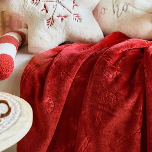 Patura Lollipop, Homla, 150x200 cm, poliester, rosu imagine