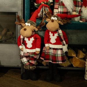 Decoratiune ren cu fusta Antti, Homla, 104 cm, poliester, multicolor imagine