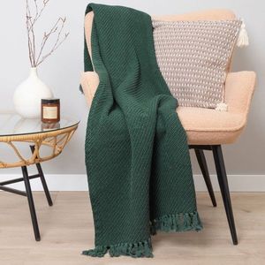 Patura Morris, Homla, 130x170 cm, bumbac, verde imagine