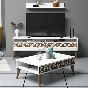 Set mobilier living, Hommy Craft, Line, PAL, Alb imagine