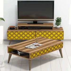 Set mobilier living, Hommy Craft, City, PAL, Nuc / Galben imagine