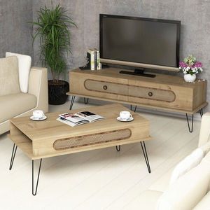 Set mobilier living, Hommy Craft, Ekol, PAL, Stejar imagine