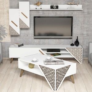 Set mobilier living, Hommy Craft, Beril, PAL, Alb imagine