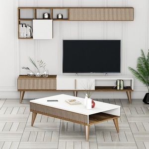 Set mobilier living, Hommy Craft, Milan Set 481, PAL, Nuc/Alb imagine