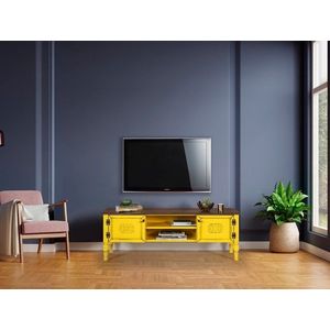 Comoda TV, Ephelia, Ada TV, 150x40x50 cm, MDF , Galben imagine