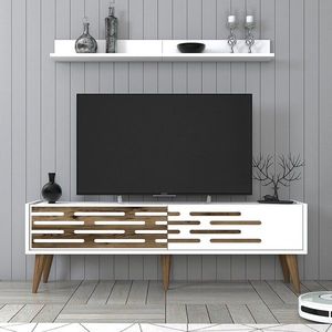 Comoda TV, Hommy Craft, Valensiya 140, PAL, Alb imagine