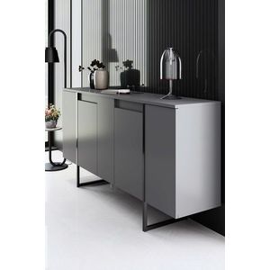 Set mobilier living, Bexley, Luxe, PAL, Nuc / Negru imagine