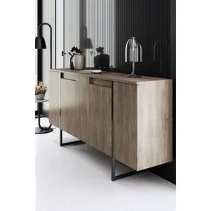 Set mobilier living, Bexley, Luxe, PAL, Nuc / Negru imagine