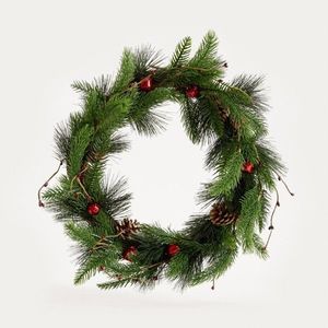 Coronita Bell, Homla, 50 cm, plastic, verde/rosu imagine