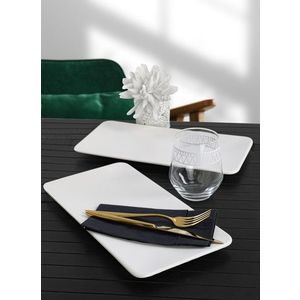 Set 2 platouri ST032002F022, Keramika, 33x17 cm, ceramica imagine