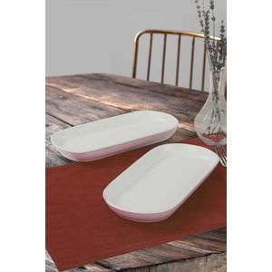 Set platouri servire, Keramika, 275KRM1418, Ceramica, Multicolor imagine
