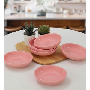 Set boluri pentru sos, Keramika, 275KRM1461, Ceramica, Roz imagine