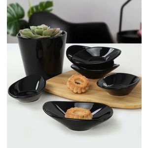 Set boluri pentru sos, Keramika, 275KRM1482, Ceramica, Negru imagine