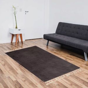 Covor (100 x 400), Alanur Home, 1604, Acril, Antracit imagine