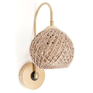 Aplica de perete, SP021, Hmy Design, 25 x 25 x 25 cm, 1 x E27, 60W, maro imagine