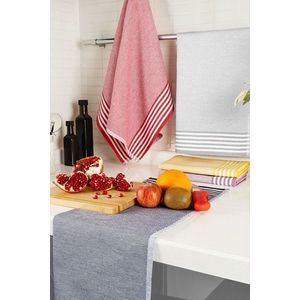 Set prosoape, Hermia, 192DCH1658, Se poate spala la masina pana la maximum 30-40 grade Celsius, Multicolor imagine