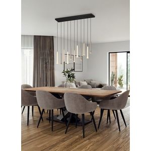 Lustra Fiato, TRIO, 115x15x150 cm, 3W, 11x SMD, metal, multicolor imagine