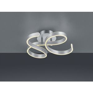 Plafoniera Francis, TRIO, 54x52x19.5 cm, 40W, 1x SMD, metal, argintiu lucios imagine