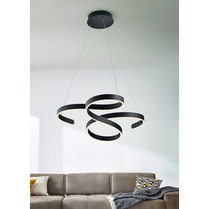 Lustra Francis, TRIO, 72x68x150 cm, 48W, 1x SMD, metal, antracit imagine