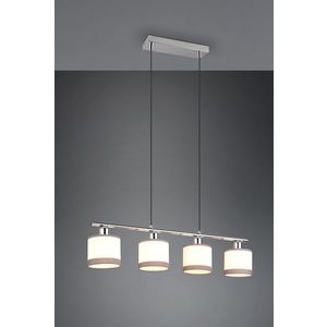 Lustra Davos, RL, 75x12x150 cm, 10W, 4x E14, metal, gri/alb imagine