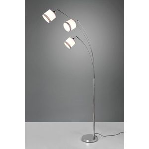 Lampadar Davos, RL, 12x185 cm, 28W, 3x E14, metal, gri/alb imagine