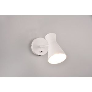 Aplica de perete Enzo, RL, 11.5x11.5x16.5 cm, 10W, 1x E27, metal, alb mat imagine