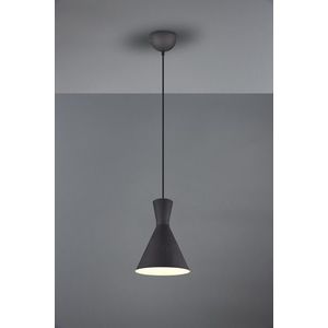 Lustra Enzo, RL, 20x150 cm, 28W, 1x E27, metal, negru mat imagine