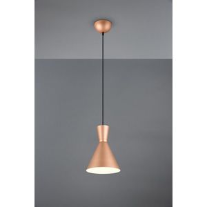 Lustra Enzo, RL, 20x150 cm, 28W, 1x E27, metal, maro imagine