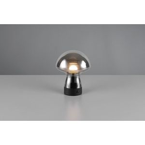 Lampa de masa Dooley, RL, 14x18 cm, 1.5W, 1x SMD, sticla, gri imagine