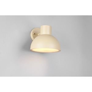 Aplica de perete pentru exterior Elbe, TRIO, 20x18.5 cm, 10W, 1x E27, aluminiu, bej imagine